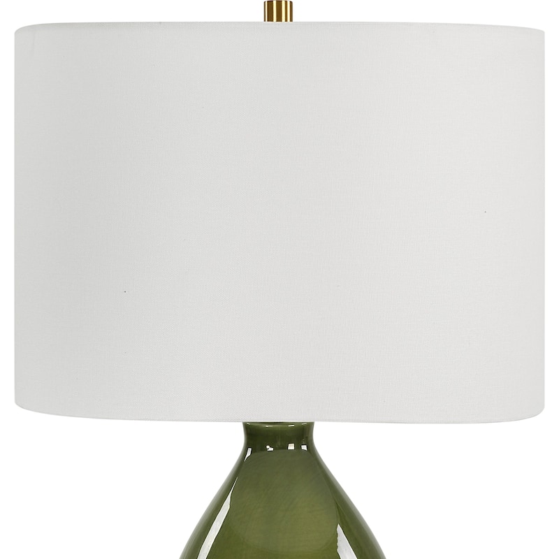 Gourd Shaped Ceramic Table Lamp - 30.5"