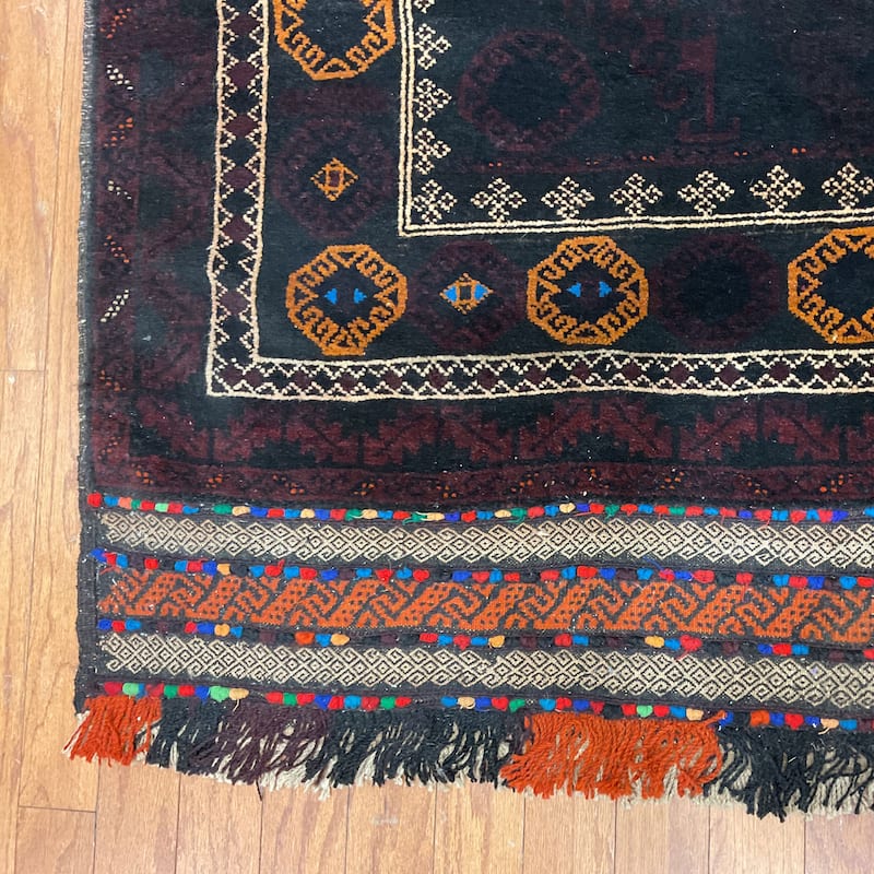 HERAT ORIENTAL Handmade Balouchi Wool Rug - 5'6" x 9'5"