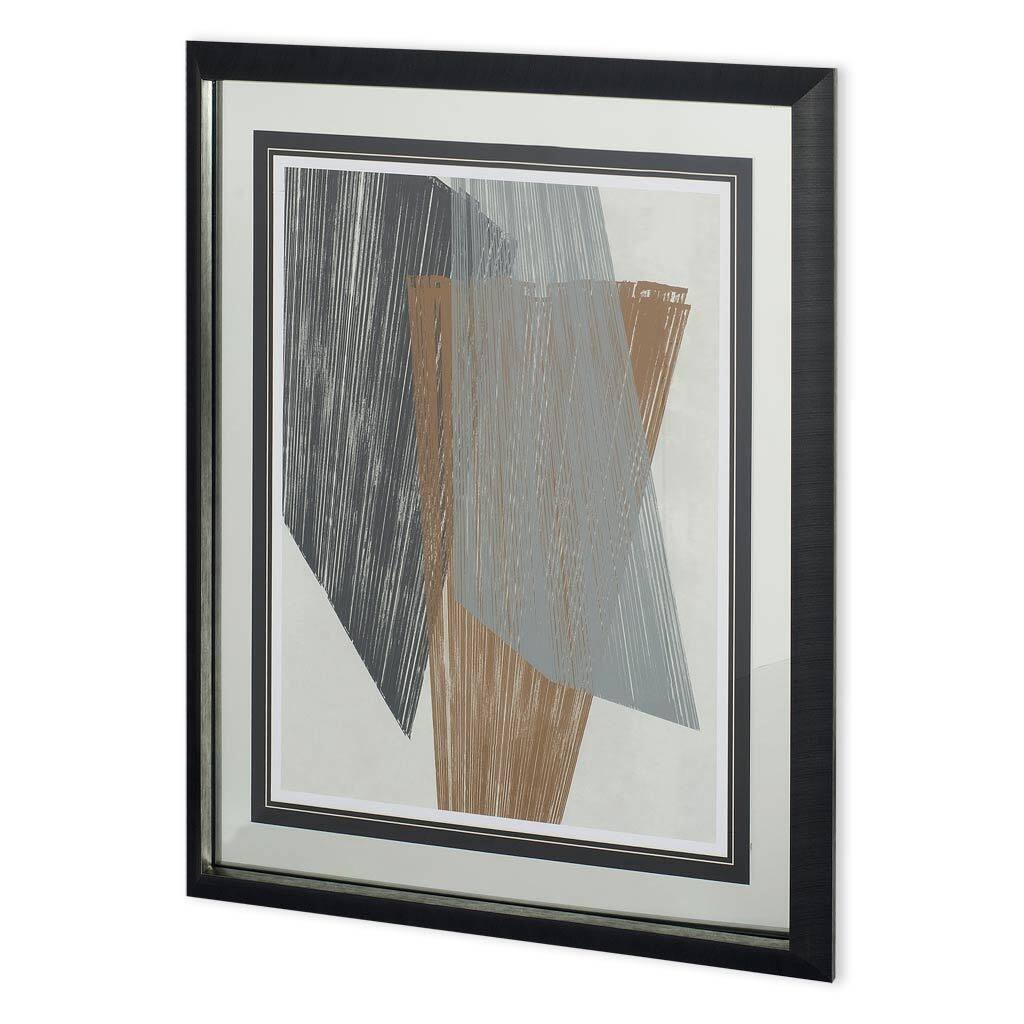 Triangle Stripes I Framed Art Print