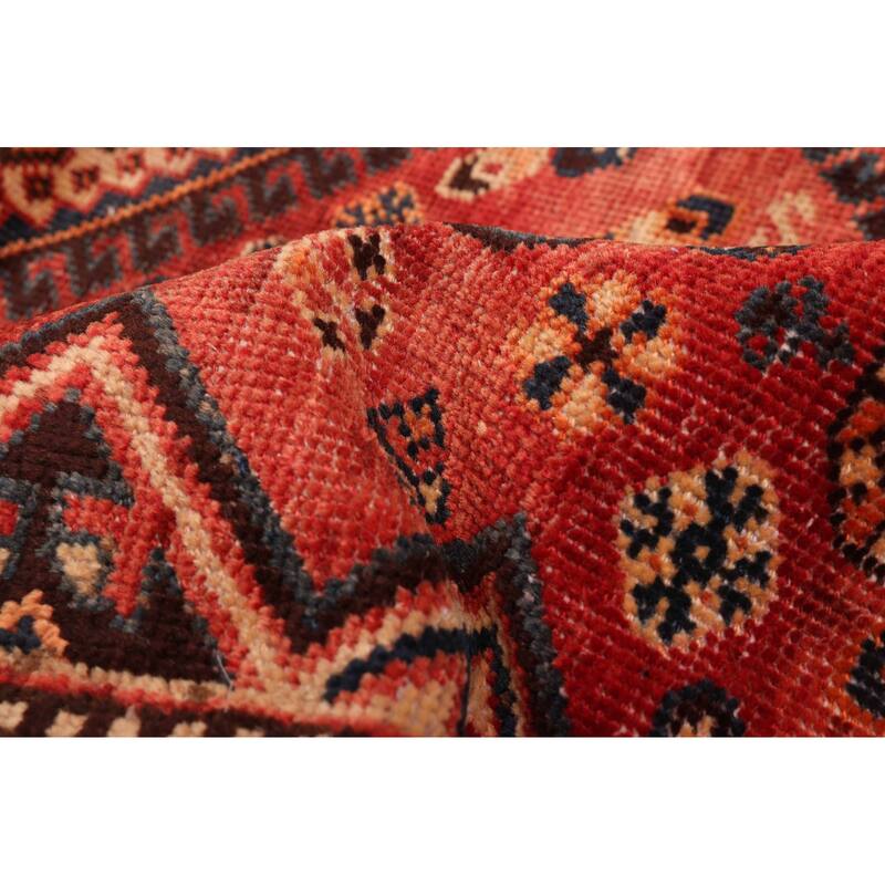 ECARPETGALLERY Hand-knotted Konya Anatolian Red Wool Rug - 6'3 x 9'4