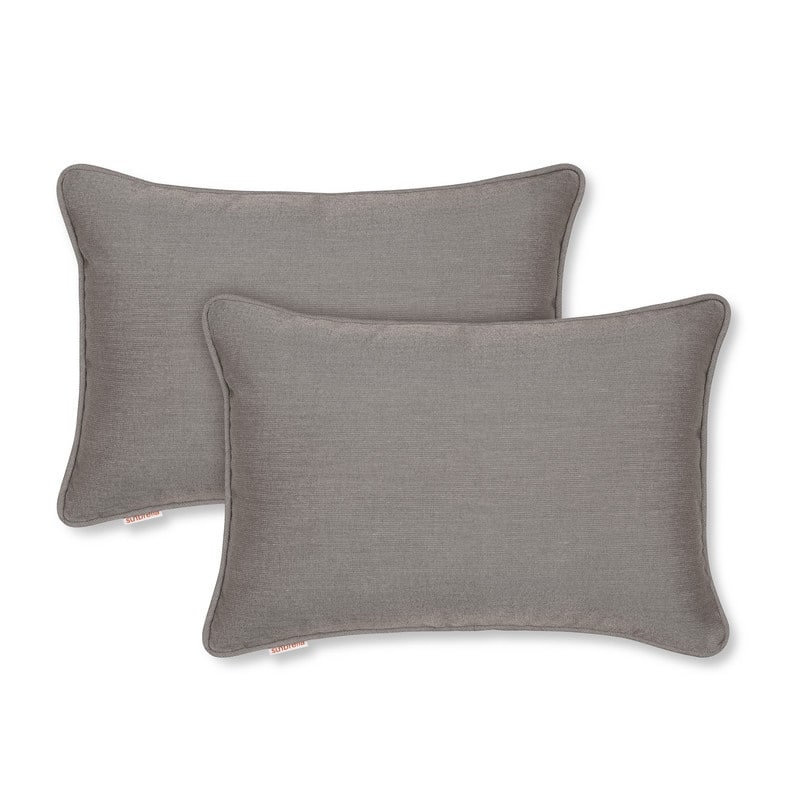 Sunbrella by Austin Horn Classics Corded-Edge Filled Pillow (Set of 2)