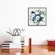 preview thumbnail 4 of 16, iCanvas "White-Blue Symphony" by Asia Jensen Framed Canvas Print