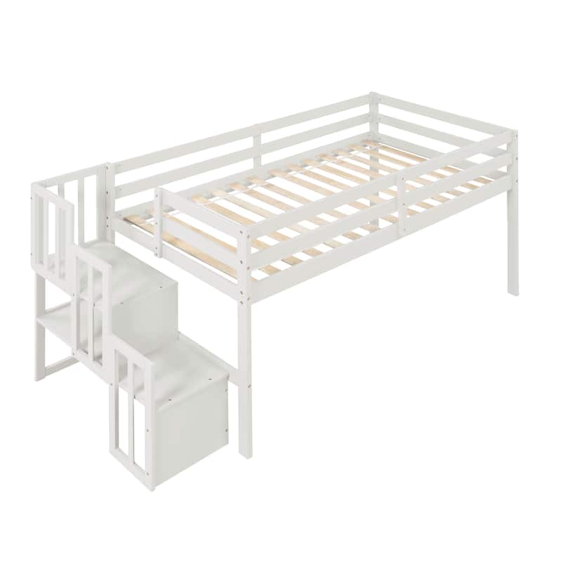 Loft bed with staircase