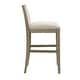 preview thumbnail 23 of 43, Set of 2 Counter Height Bar Stool, Fabric Upholstered Accent Chair, Wooden Frame Island Dining Chair, Bistro High Bar Chair