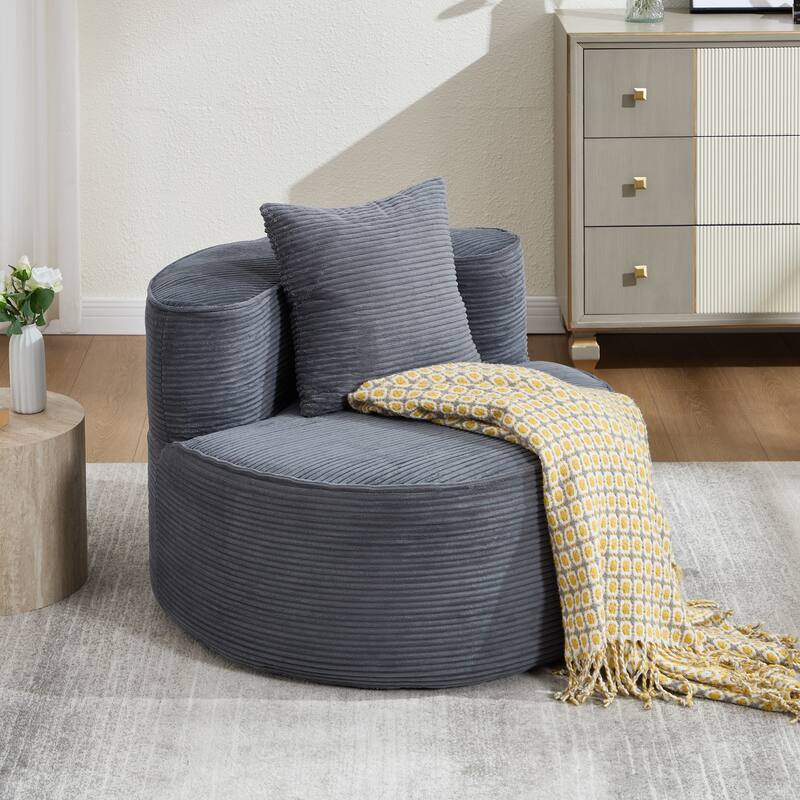 Plush Lounger Soft Sofa No Assembly Required