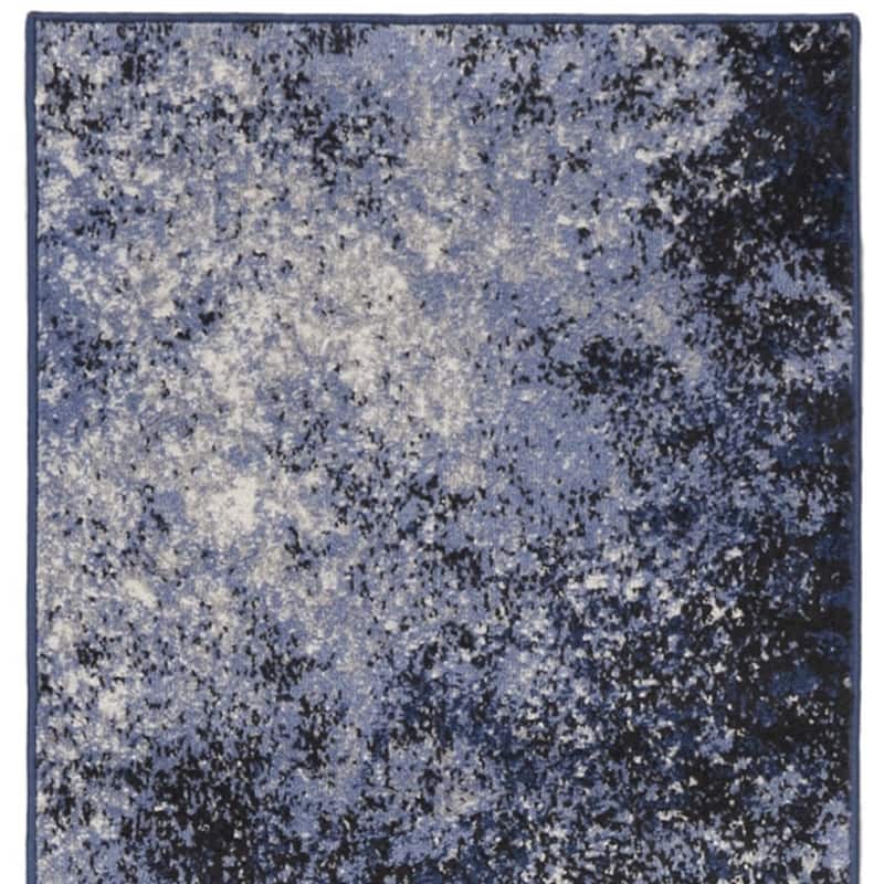 Rojof Power Loomed Distressed Abstract Modern Area Rug By HomeRoots - 120' X '26' X '0.5