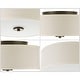 preview thumbnail 5 of 7, Porch & Den Nicki 2-light Semi-flush Mount