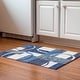 preview thumbnail 73 of 88, Premium Washable Super Soft Modern Casual Mayfield Rug Blue - 1'8" x 2'6"