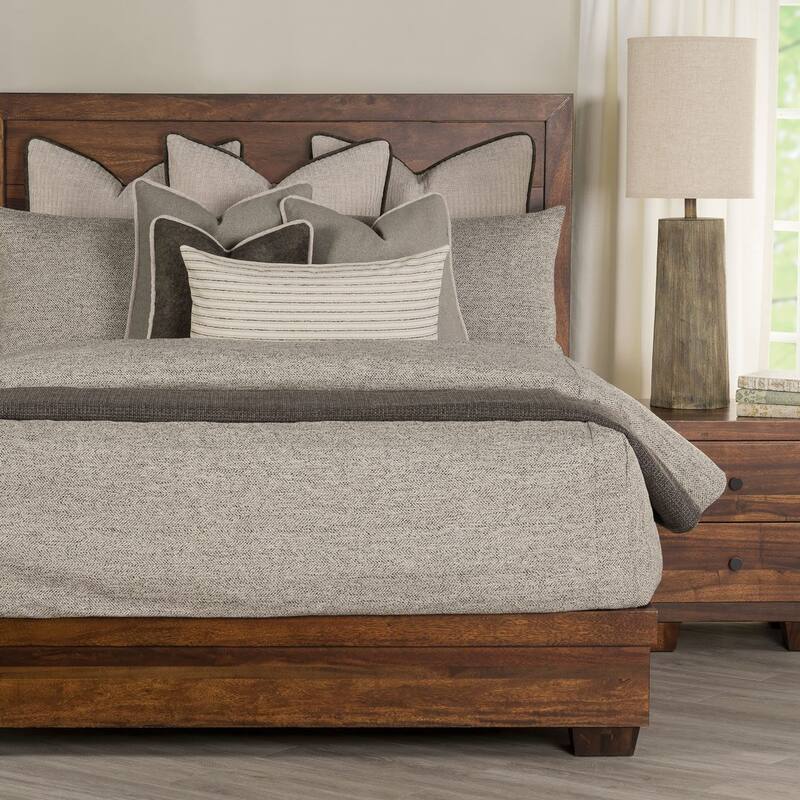 Performance Tweed Bed-Cap Comforter Set with Tailored Corners