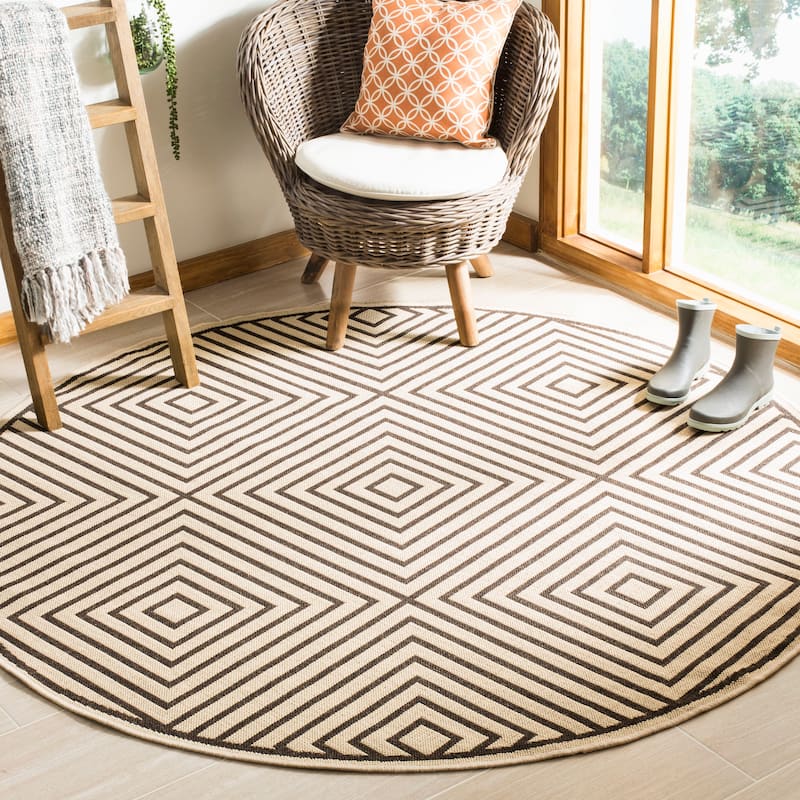 SAFAVIEH Linden Loris Indoor/ Outdoor Waterproof Patio Backyard Rug