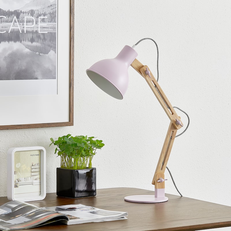 Light Society Galvan LED Task Table Lamp, LED Bulb Included
