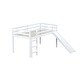 preview thumbnail 41 of 41, Twin Loft Bed with Slide and Playful Low-Profile Design (250lb Capacity)