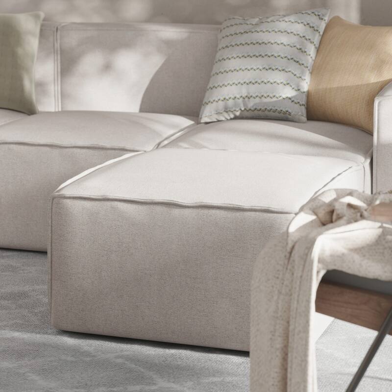 Contemporary Modular Sectional Sofa Ottoman