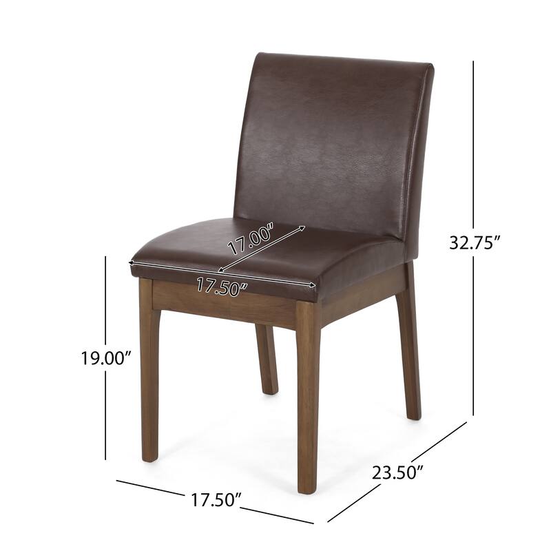 Christopher Knight Home Kwame Upholstered Dining Chairs (Set of 2) - N/A