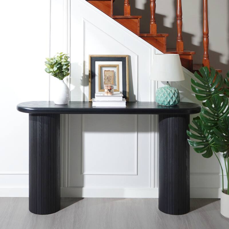 Wood Console Table, Modern Console Table
