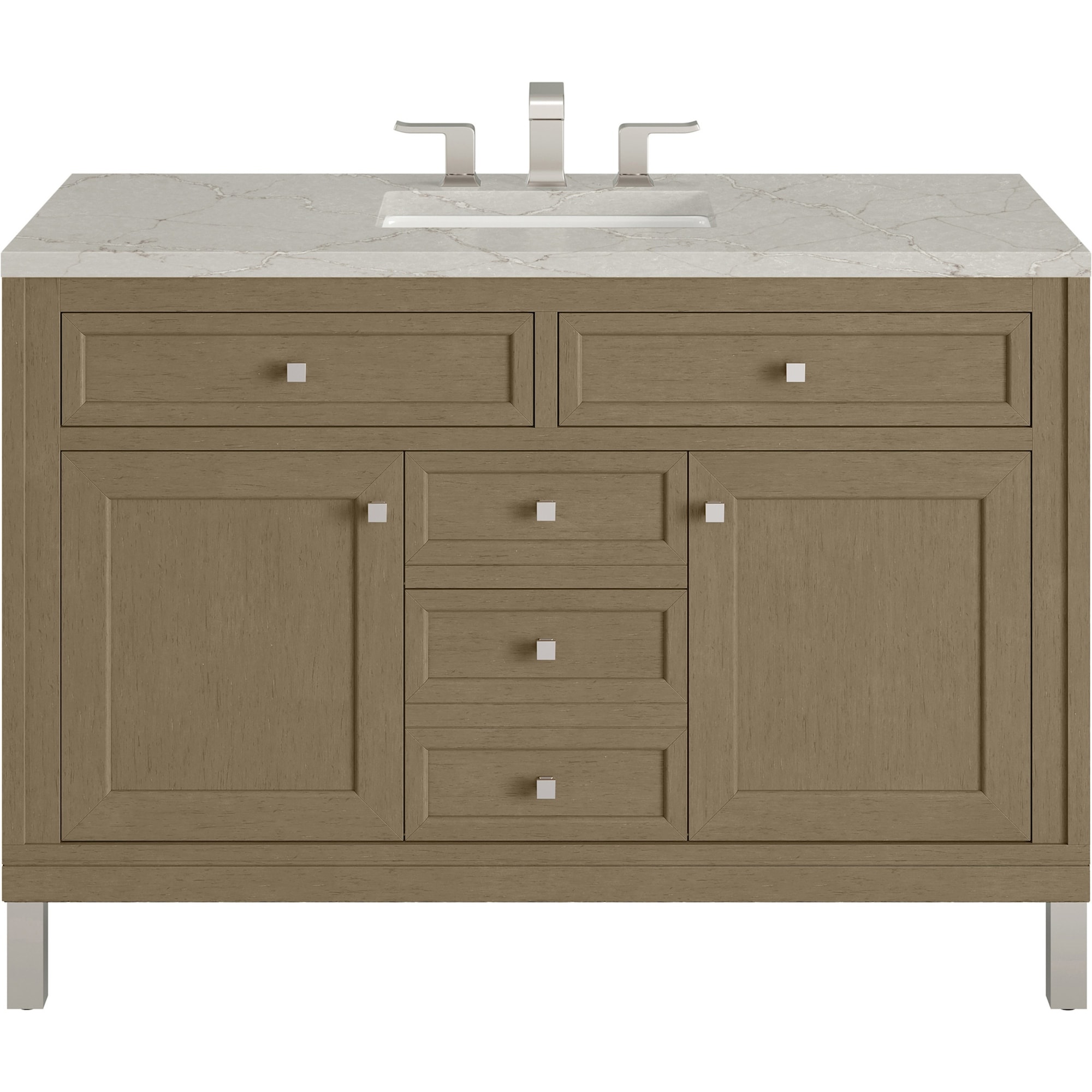 James Martin Vanities 503-V48-3VSL Chicago 48" Free Standing Single