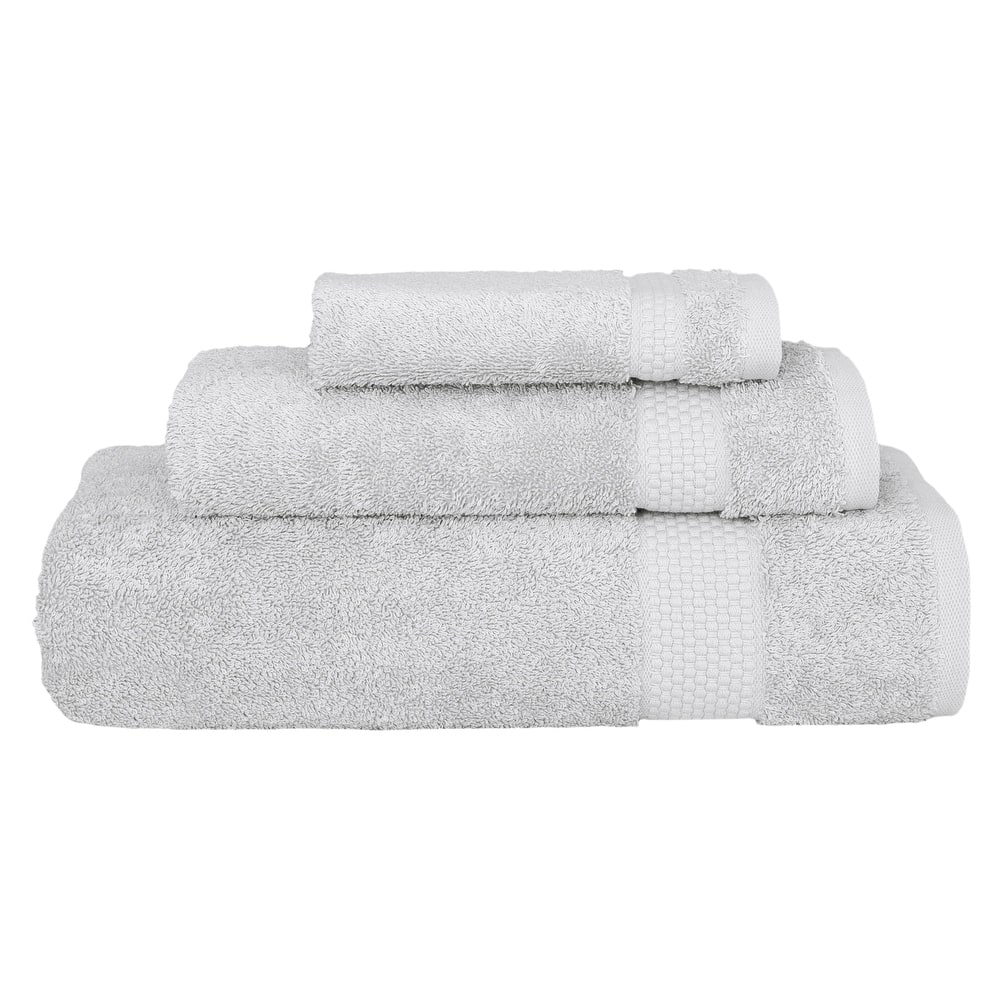 Authentic Hotel and Spa 100% Aeagean Long Staple Turkish Cotton STARLIGHT Terry 3 Piece Towel Set