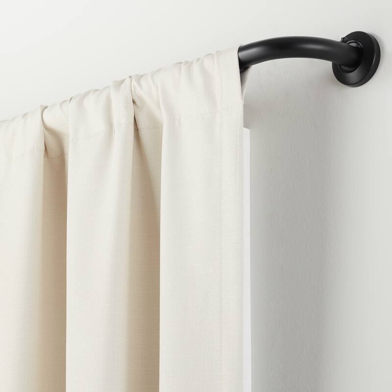 Eclipse Barnes 1" Blackout Wrap Curtain Rod
