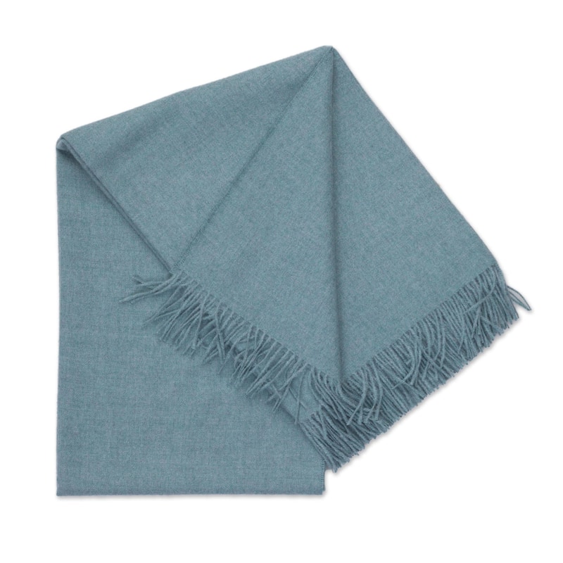 Novica Handmade Blissful Dream In Aqua Throw