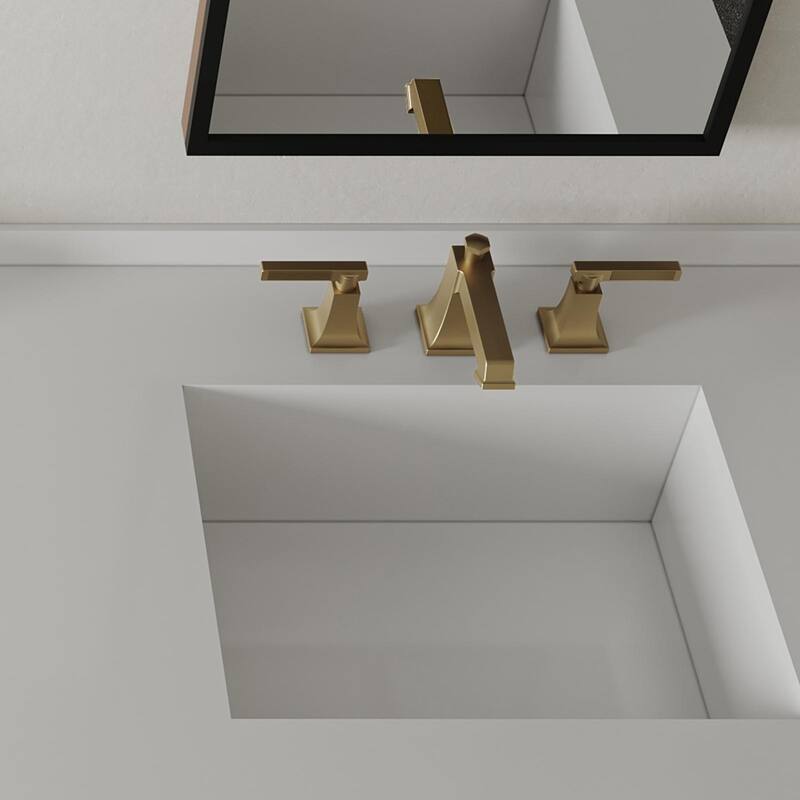 Double-handle Widespread Bathroom Faucet