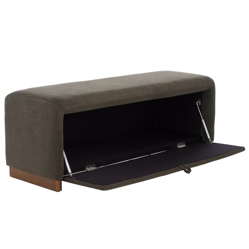 SAFAVIEH HOME Kowal Storage Bench - 51"W x 17"D x 19"H