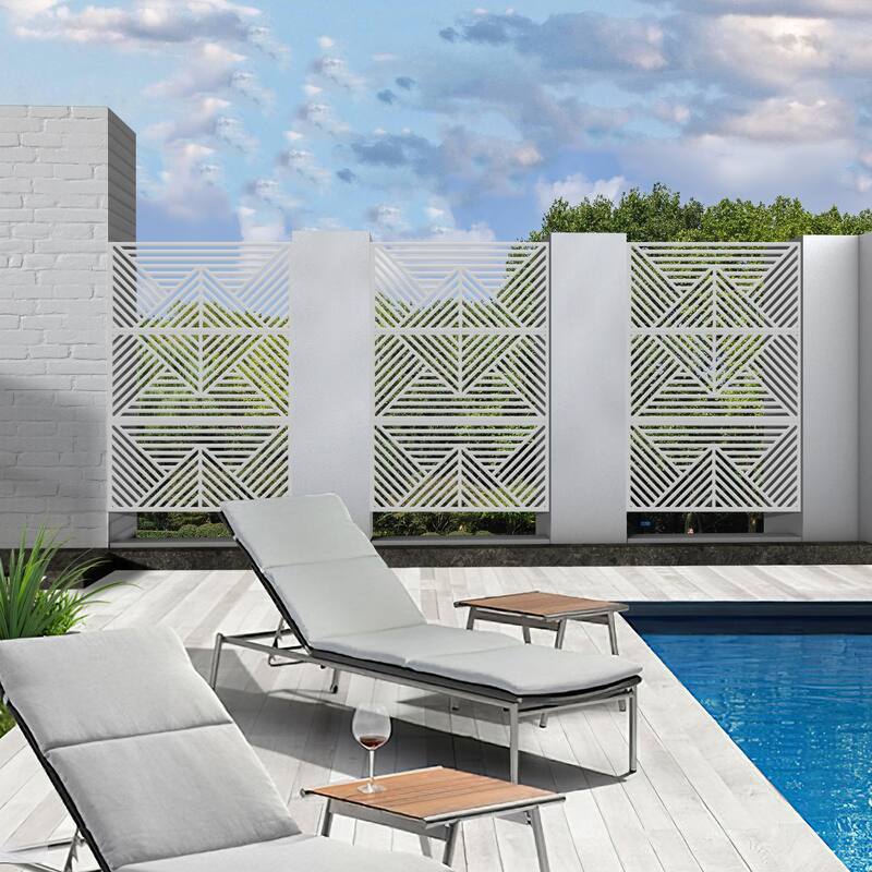 Zodiac Metal Privacy Screen Panel - 72*47