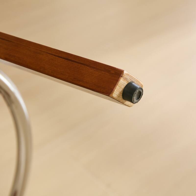 GDF Studio - Halden Mid-Century Swivel Wood Bar Stools with Soft Cushion Seat (Set of 2)