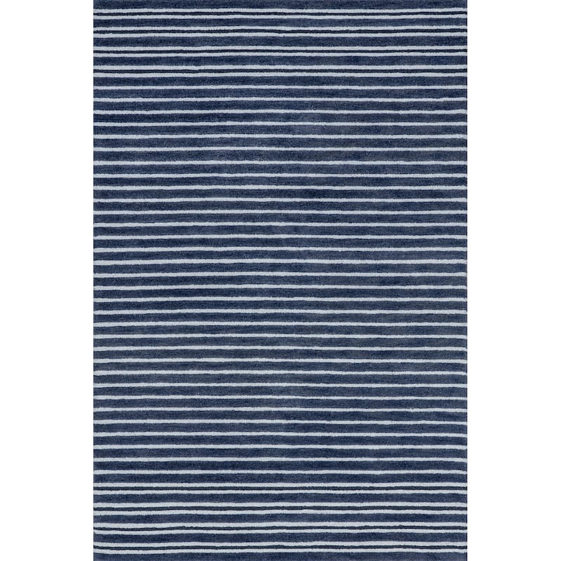 Pacific Striped Wool Area Rug