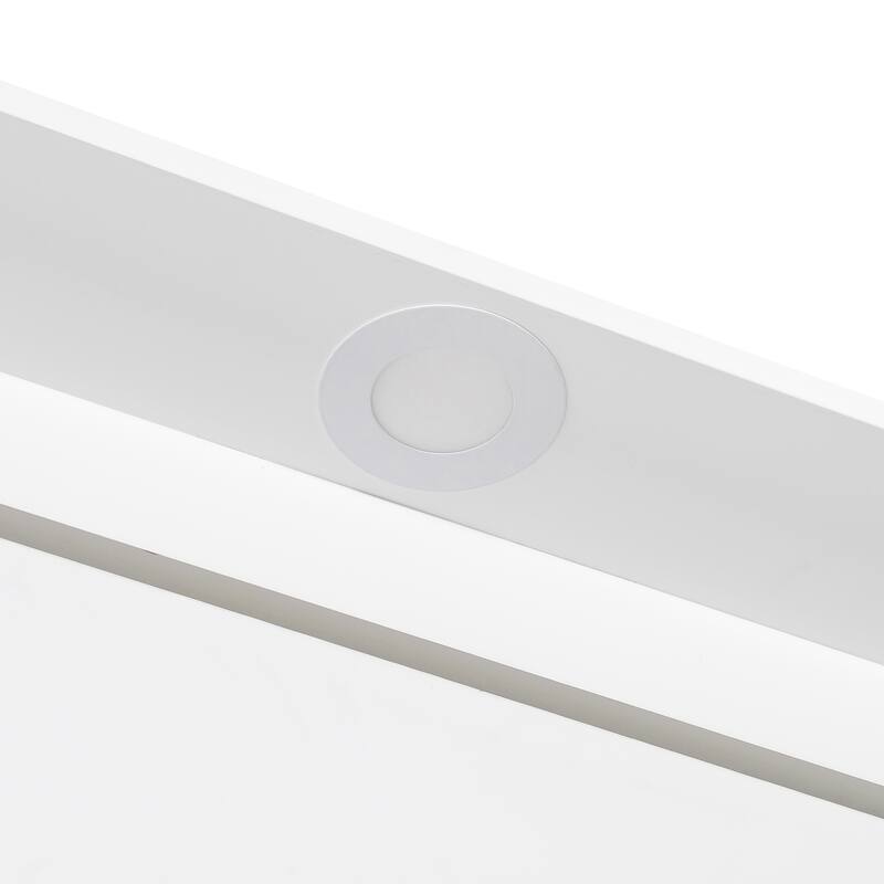 Modern Queen Murphy Bed with Sofa & Storage Shelves, Space-Saving Wall Bed with Integrated LED Lights