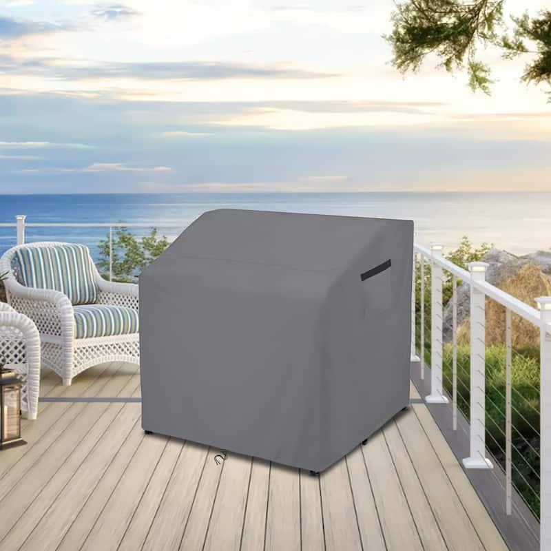 Outdoor Bar Cover, Heavy Duty 500D Waterproof Patio Bar Set Cover for Rectangular 41" Long Bar Height - 41"x38"x40"