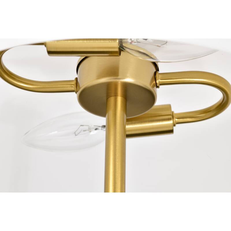 Barmine Brass Table Lamp with White Frosted Glass Shade