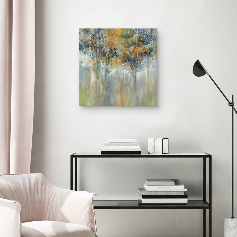 Rustic Leaves by K. Nari Canvas Art Print