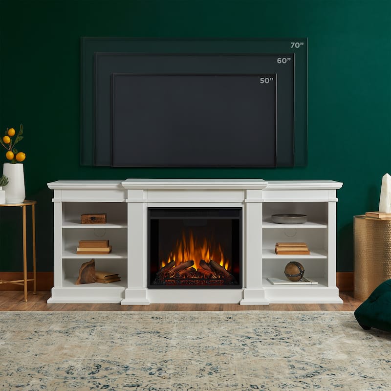 Fresno 72" Media Electric Fireplace by Real Flame