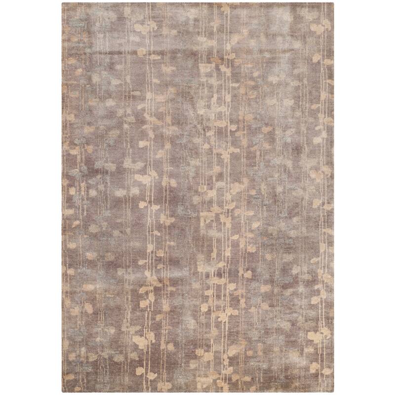 Martha Stewart by SAFAVIEH Tendrils Wool Rug - 6' x 9' - Midnight