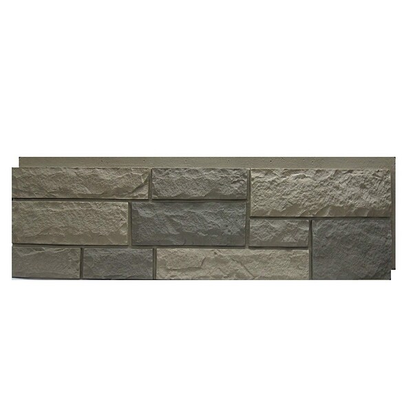 NextStone™ Polyurethane Faux Stone Random Rock Panel - Tri Gray. Opens flyout.