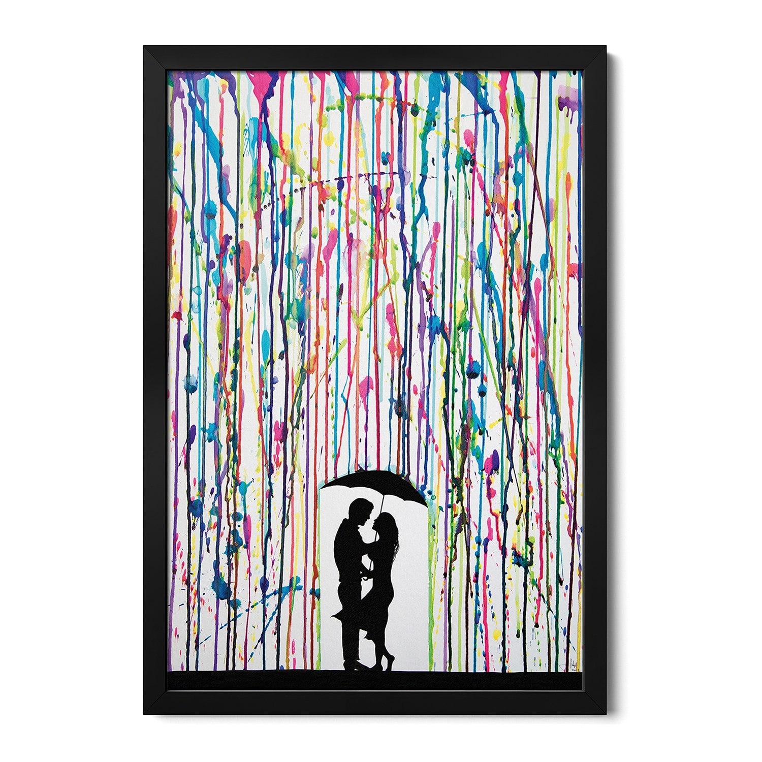 Precipice Premium Framed Poster by Marc Allante