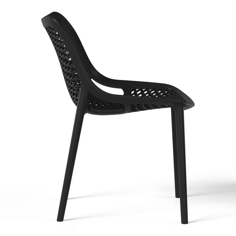 Frond and Form Outdoor Stacking Dining Side Chair (Set of 2)