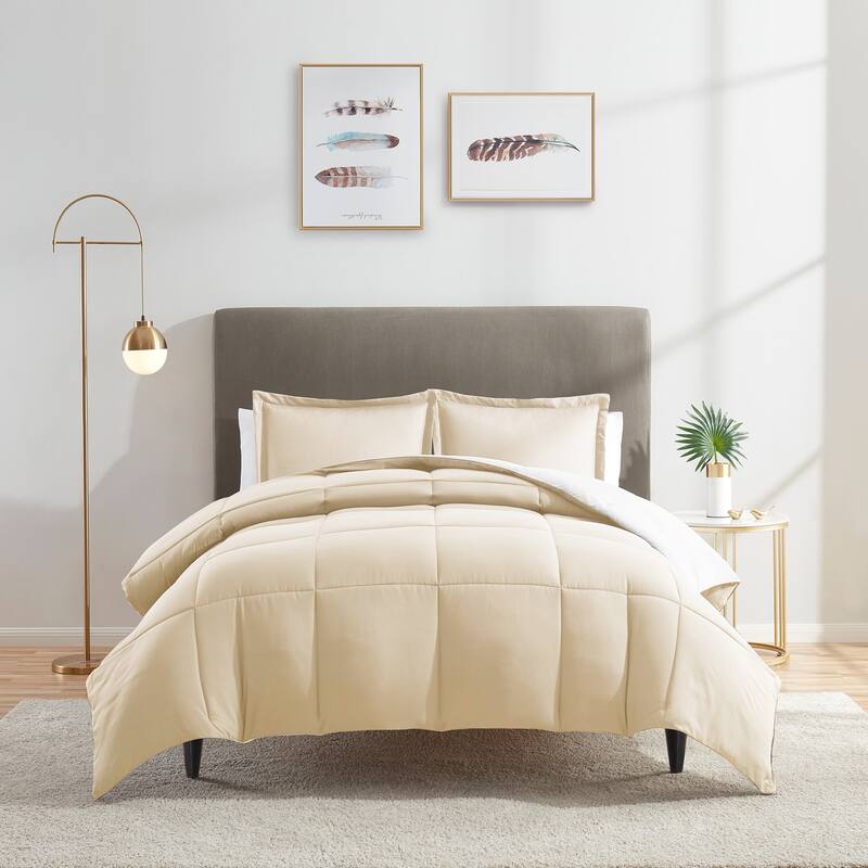 Nestl All Season Down Alternative Reversible Comforter Set
