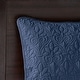 preview thumbnail 20 of 132, Madison Park Mansfield Reversible Oversized 3-piece Solid Texture Bedspread Quilt Set with Matching Shams