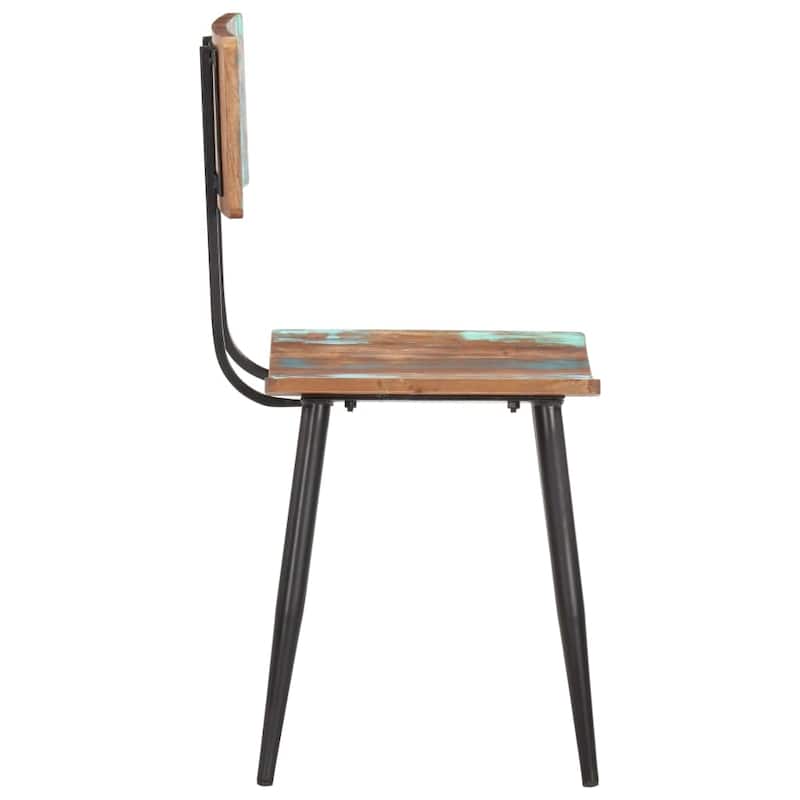 vidaXL Dining Chairs 2/4 pcs Solid Reclaimed Wood/Solid Wood Mango