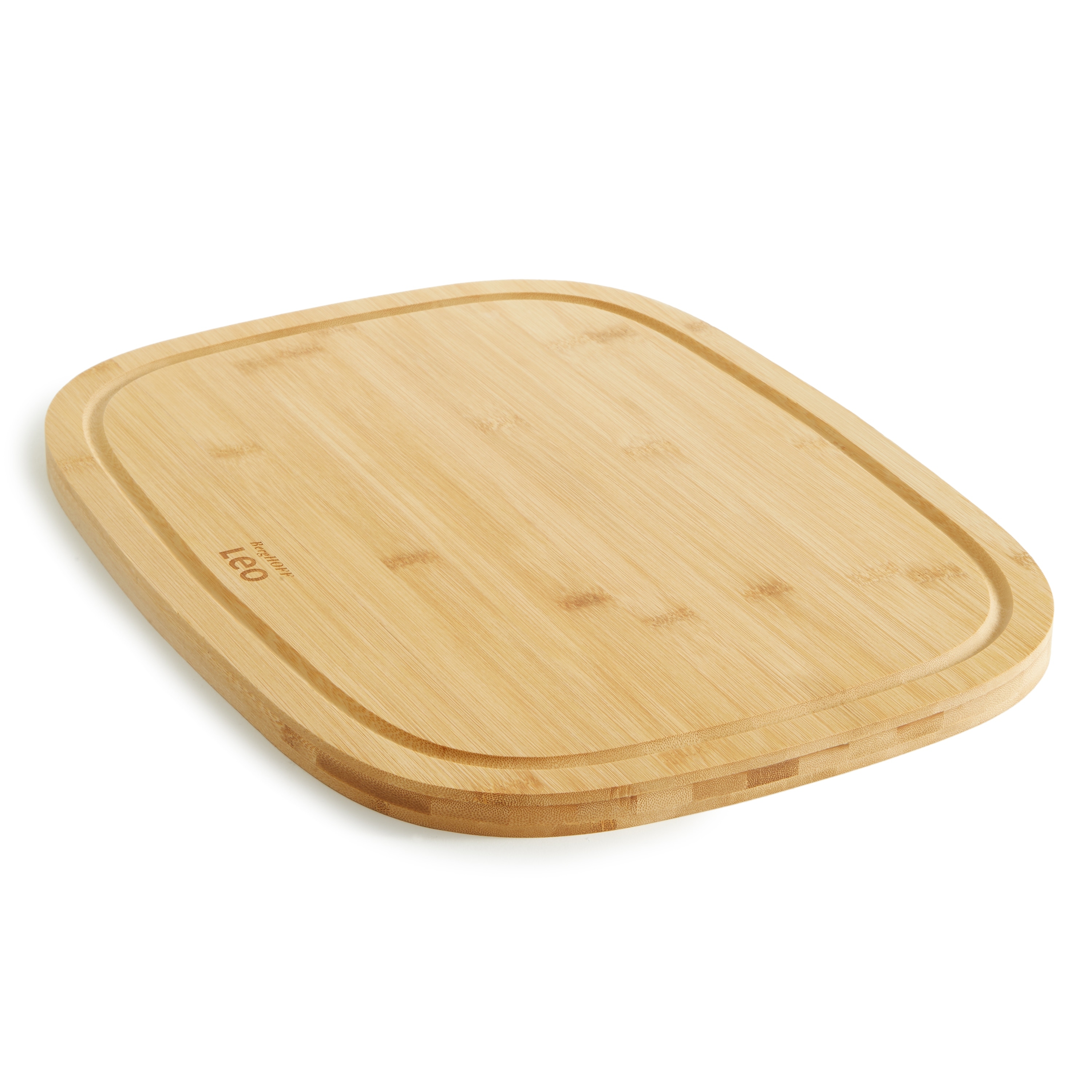 Belwares Large Plastic Cutting Board White, with Blue Borders