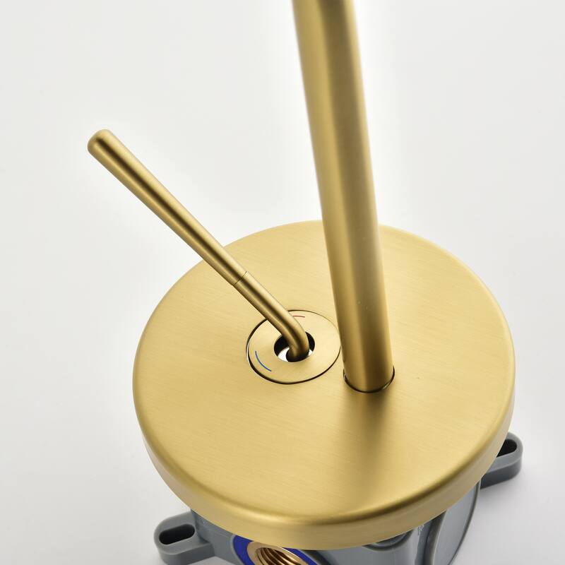 Solid Brass Wall Mounted Single-handle Bathroom Faucet
