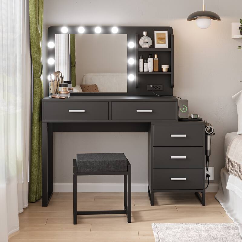 47" Vanity Desk with Lights