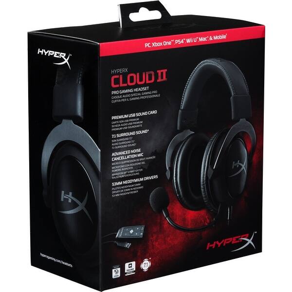 Shop Hyperx Cloud Ii Gaming Headset For Pc Ps4 Gun Metal Khx