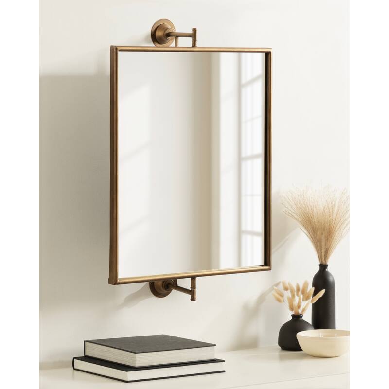 Kate and Laurel Darbridge Rectangle Pivot Mirror