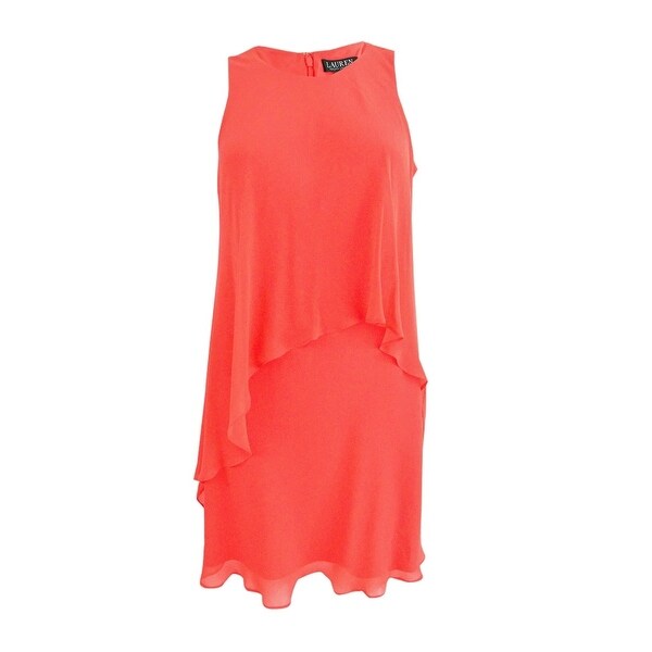 overlay shift dress