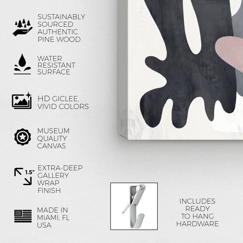 Wynwood Studio Canvas Abstract Veleros en Malaga White and Scandinavian Wall Art Canvas Print