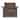 NADAAL STUDIOS Mareth Outdoor Accent Chair, Tulip Shape, Wicker Frame with Cushioned Seat, Brown