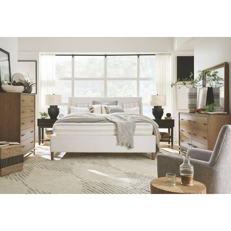 Magnussen Home Lindon Belgian Wheat And Coffee Bean Double Drawer Dresser