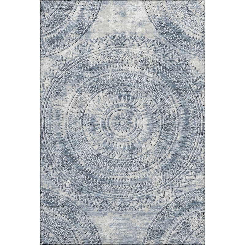 Premium Washable Super Soft Boho Medallion Mayfield Rug